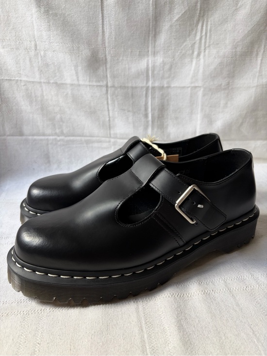 Dr. Martens Other - Dr. Martens Black Mary Jane Polley Bex Flats Buckle Leather Shoes Men's Size 11